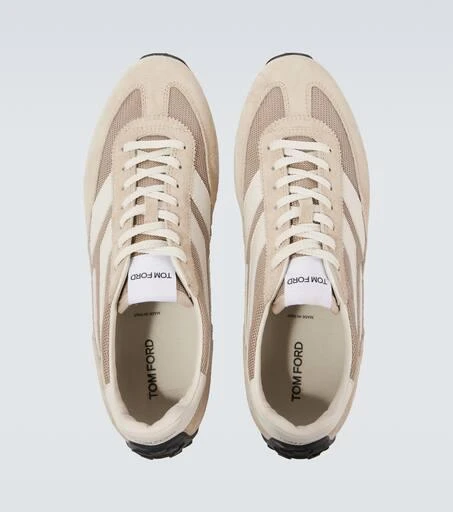 Tom Ford Mick suede-trimmed sneakers 4