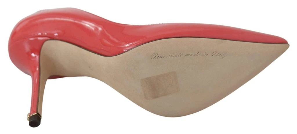 Dolce & Gabbana Dolce & Gabbana Dark Pink Patent Leather Heels Pumps 2