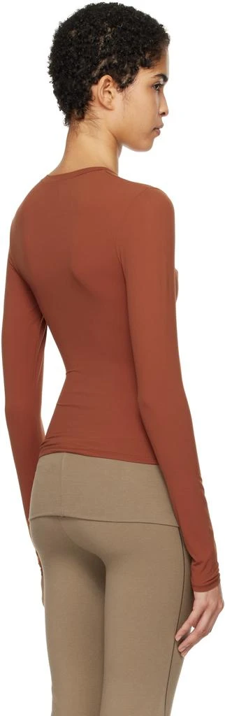 SKIMS Brown Fits Everybody Long Sleeve T-shirt 3