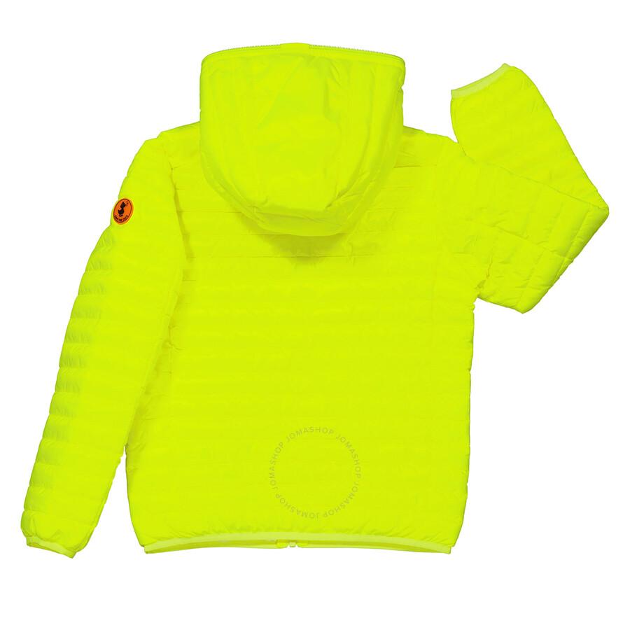 Save The Duck Kids Fluo Yellow Gillo Puffer Jacket