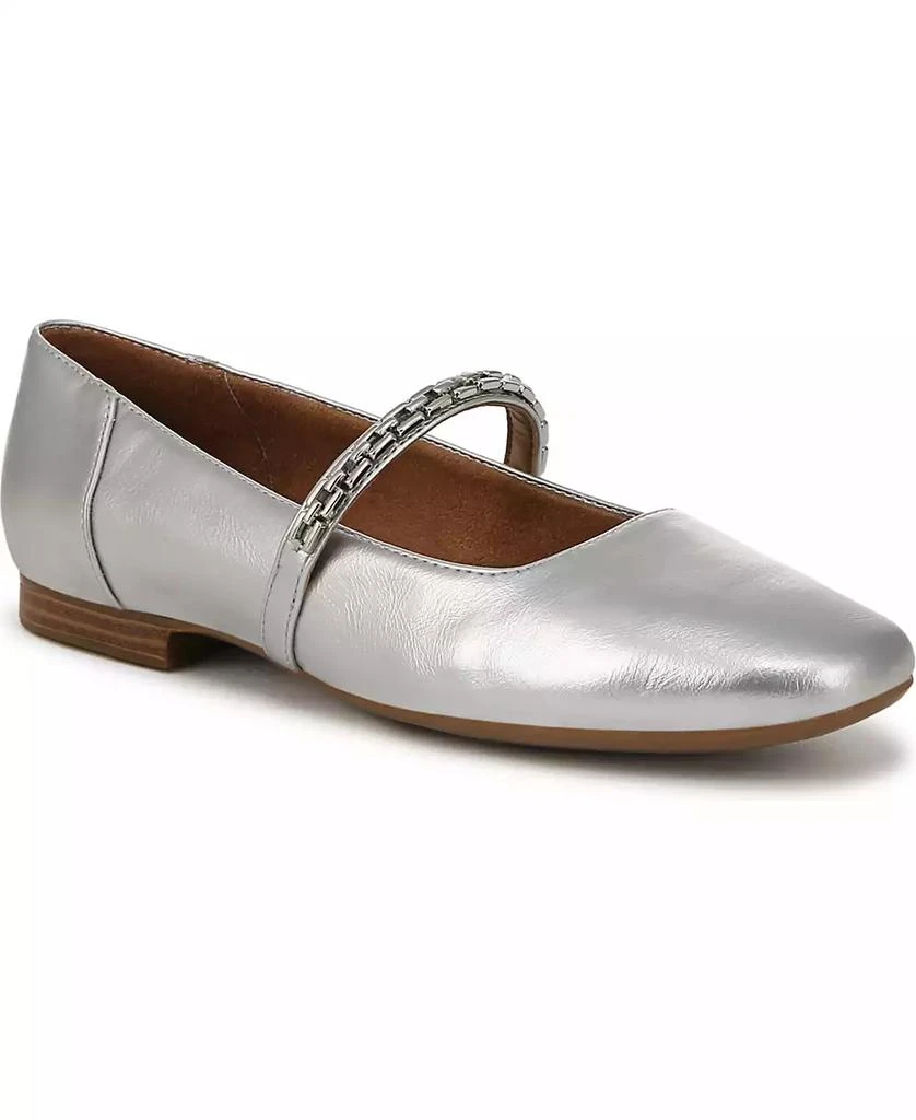 Naturalizer Women's Kelly-Chain Square Toe Mary Jane Flats 1