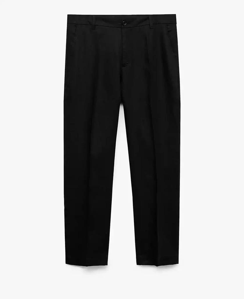Mango Men's Regular-Fit Linen Pants 1