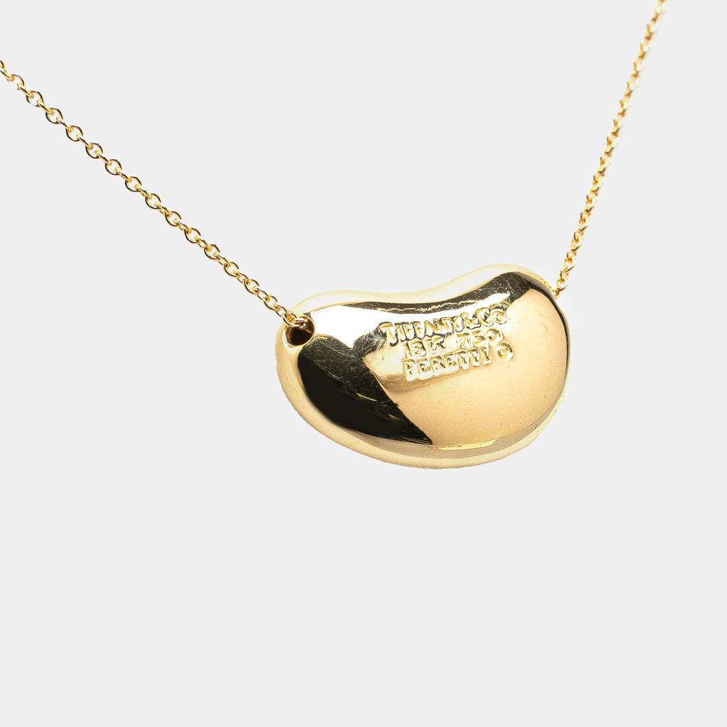 Tiffany & Co. Tiffany & Co. 18K Yellow Gold Elsa Peretti Bean Pendant Necklace