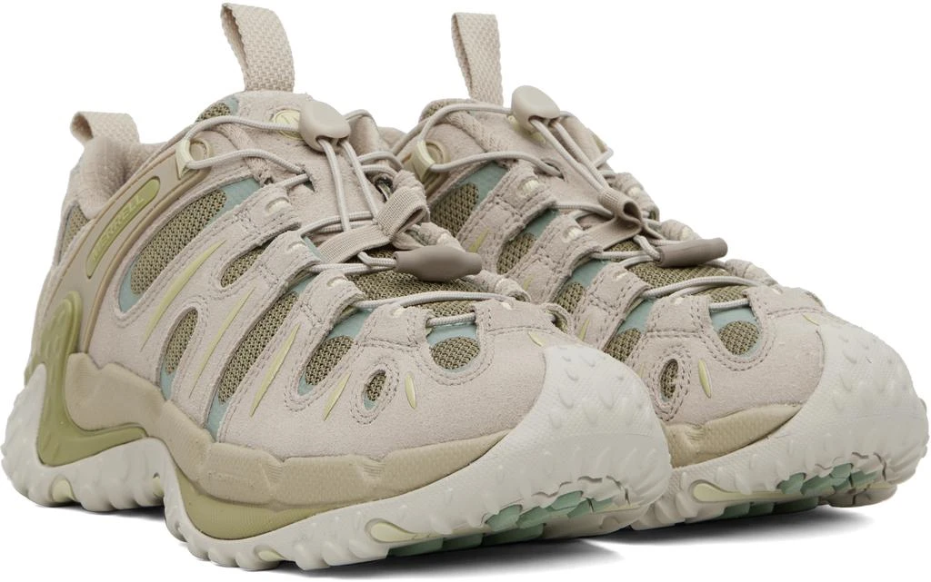 Merrell Taupe & Green Cham Redux Sneakers 4