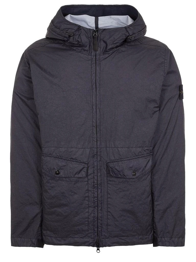 Stone Island Rainjacket In Technical Fabric 1