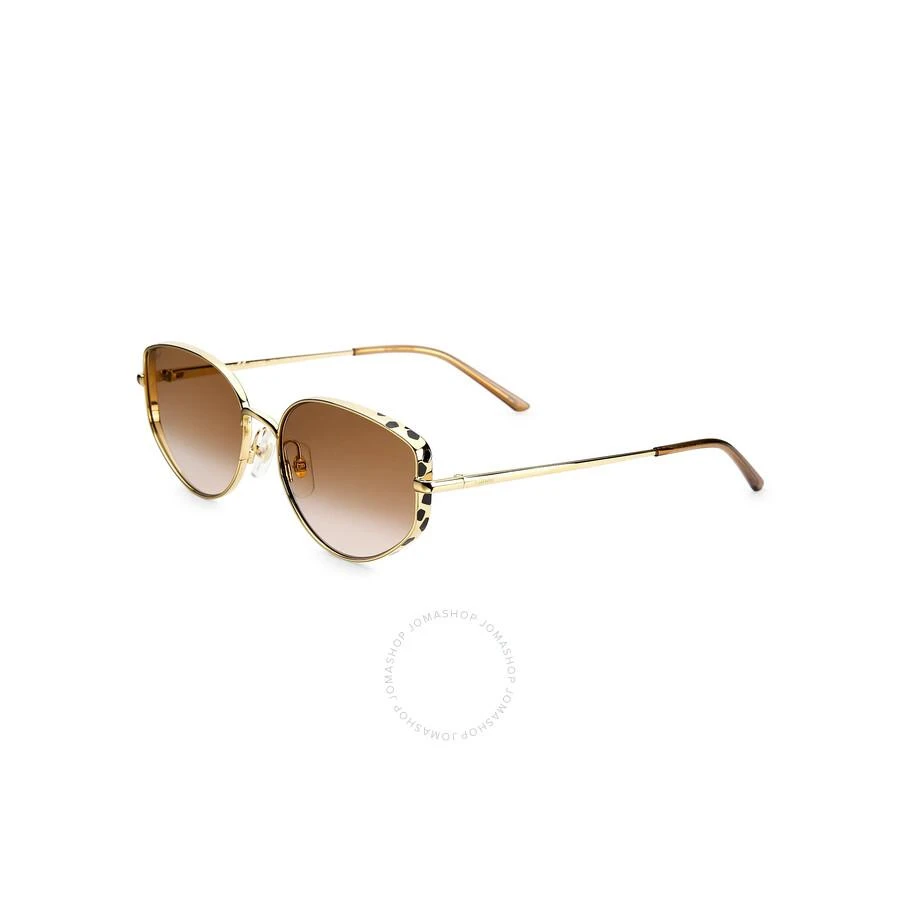 Panthere de Cartier Brown Cat Eye Ladies Sunglasses CT0300S  display picture 1