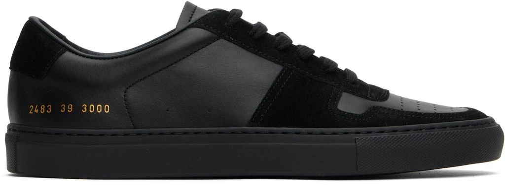 Common Projects Black BBall Duo Sneakers 1