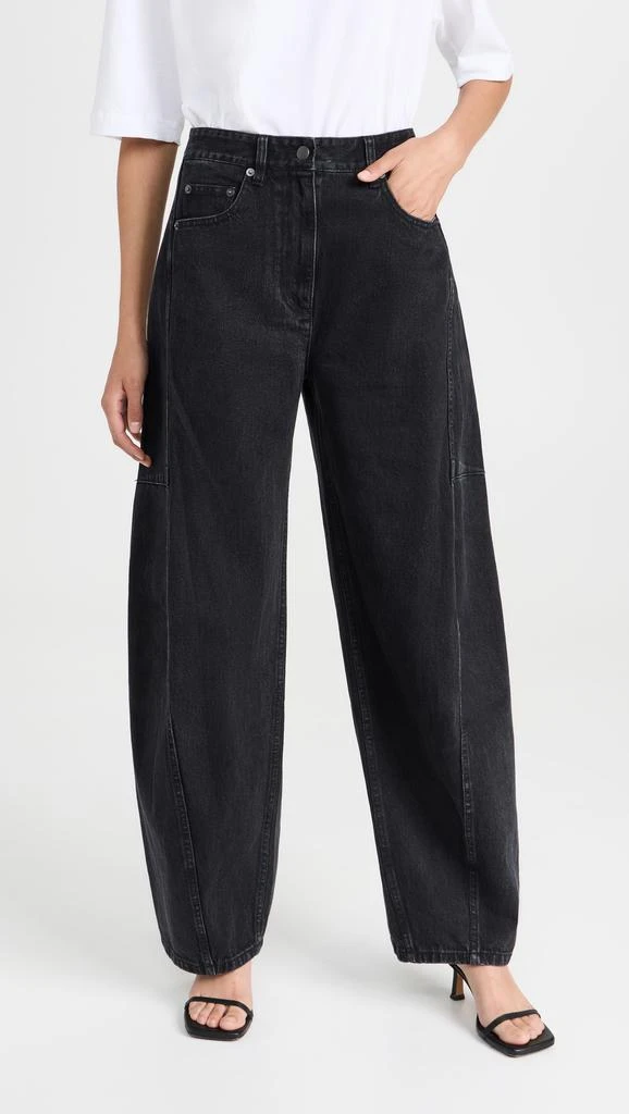 Tibi Black Denim Sid Jeans 8