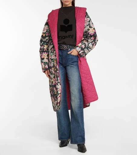 Marant Etoile Dean reversible floral raincoat 2