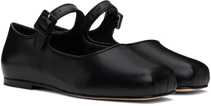 Sandy Liang Black Mary Jane Pointe Ballerina Flats 4