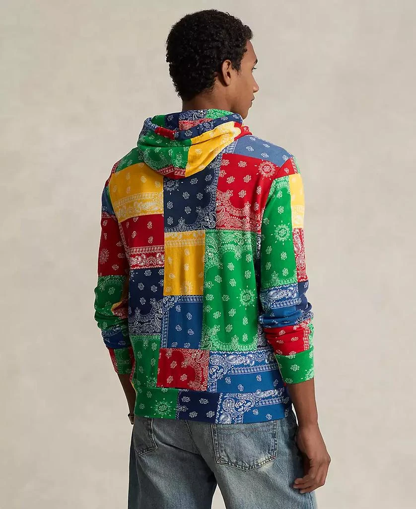 Ralph Lauren Men's Patchwork-Print Spa Terry Hoodie 2