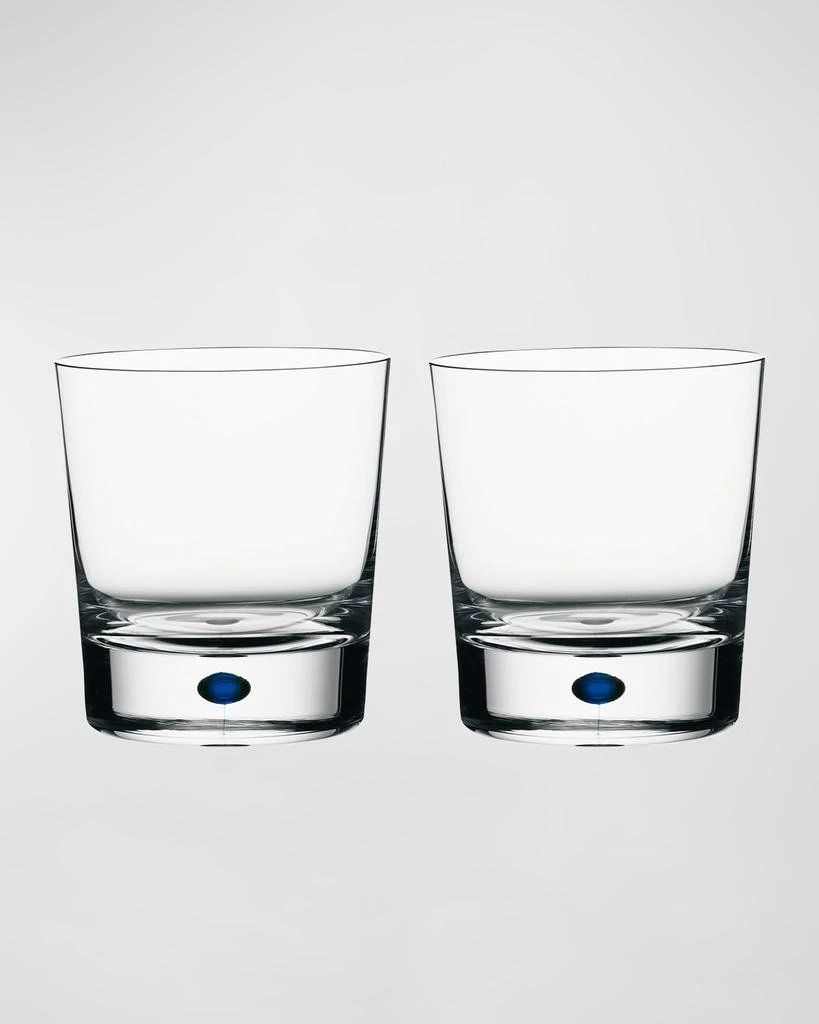 Orrefors Intermezzo Blue Double Old-Fashioned Glasses, Set of 2 3