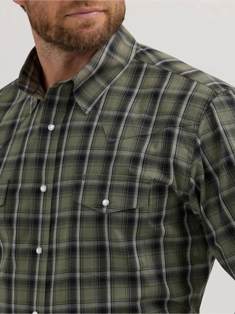 Wrangler Wrangler - Men's Wrinkle Resist Long Sleeve Western Shirt 3