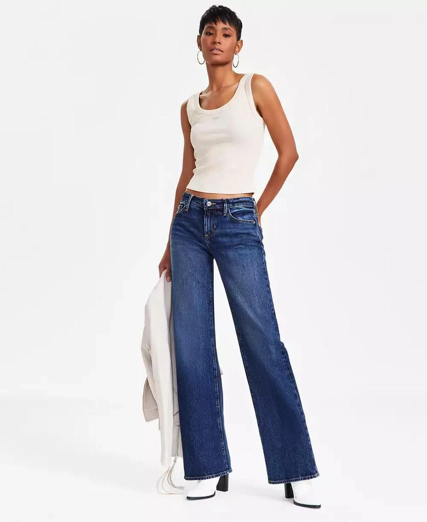 GUESS Women's Low-Rise Slouchy Wide-Leg Jeans 1