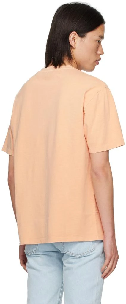 A.P.C. Orange Boxy Tab T-Shirt 3