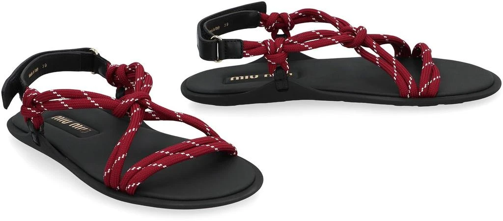 Miu Miu Miu Miu Riviere Rope Sandals 3