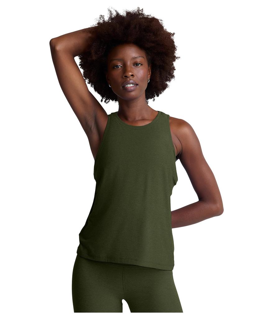 (取寄) ビヨンドヨガ レディース フェザーウェイト リバランス タンク Beyond Yoga women Featherweight Rebalance Tank Army Green Heather Featherweight Rebalance Tank – On Sale Now with Up to 31% Off