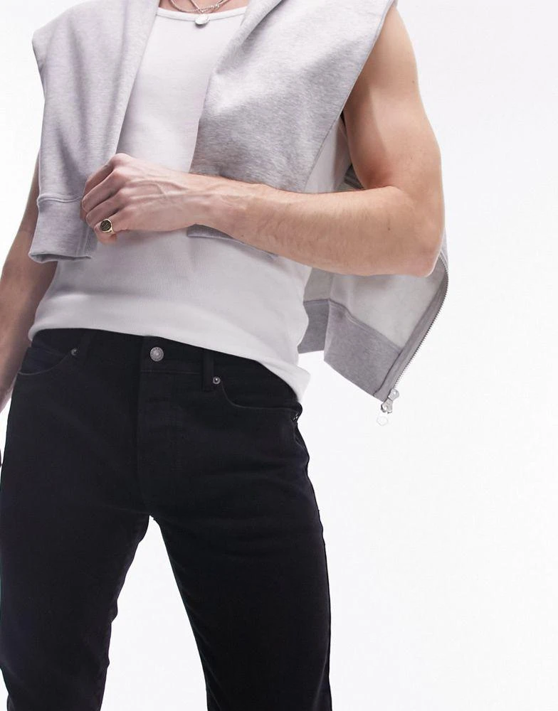 Topman Topman skinny jeans in black 5