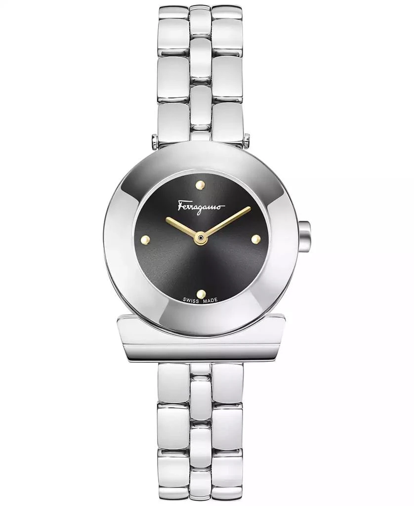 Salvatore Ferragamo Women's Swiss Gancino Stainless Steel Bracelet Watch 27mm 1