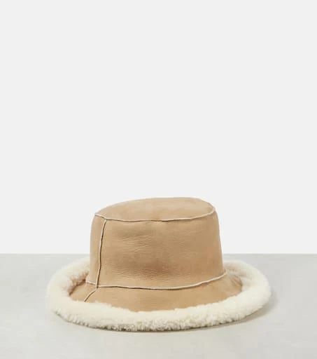 Brunello Cucinelli Reversible shearling bucket hat 4