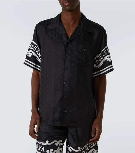 Dolce 
Gabbana Printed silk twill shirt 3