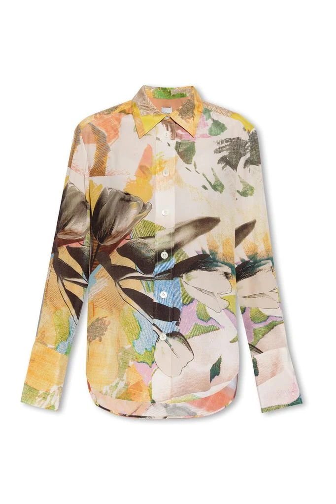 Paul Smith Paul Smith Floral Collage Long-Sleeved Shirt 1