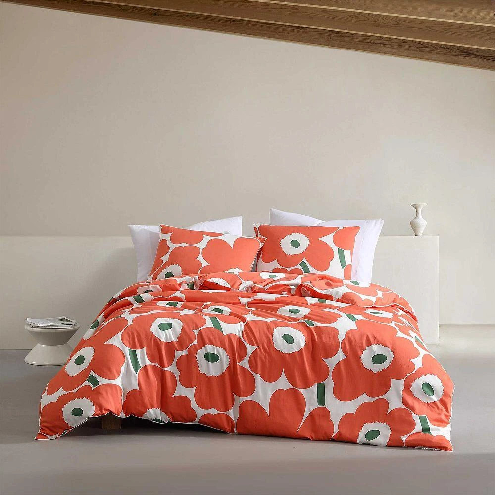 marimekko Unikko Cotton Sateen Floral Duvet Cover Set 3