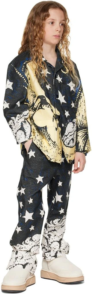 AMIRI Kids Black Moonscape Lounge Pants 4