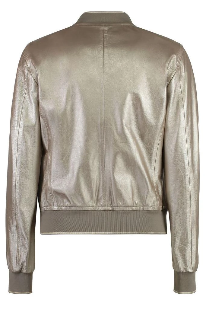 MOORER Moorer Pem Zip-Up Leather Jacket 2