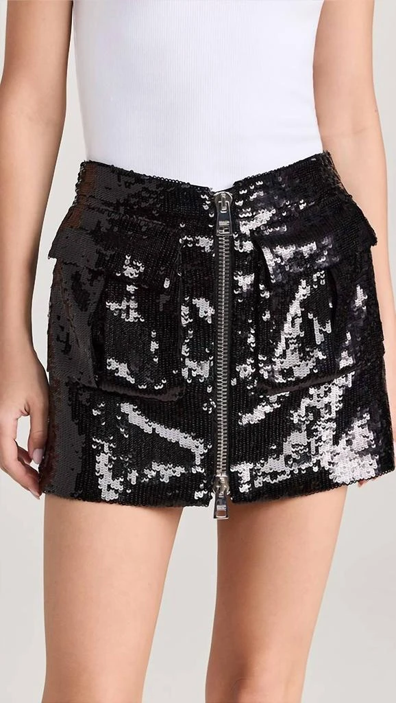 Brandon Maxwell The Sterling Mini Skirt In Black 1