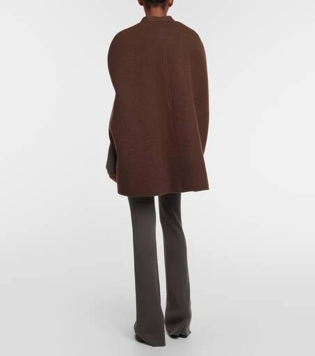 Rick Owens Wool zipped cape 3