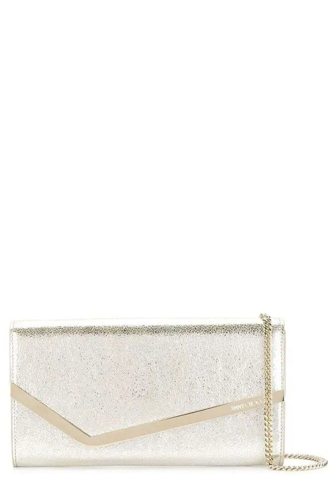 Jimmy Choo Jimmy Choo Emmie Glitter Clutch Bag