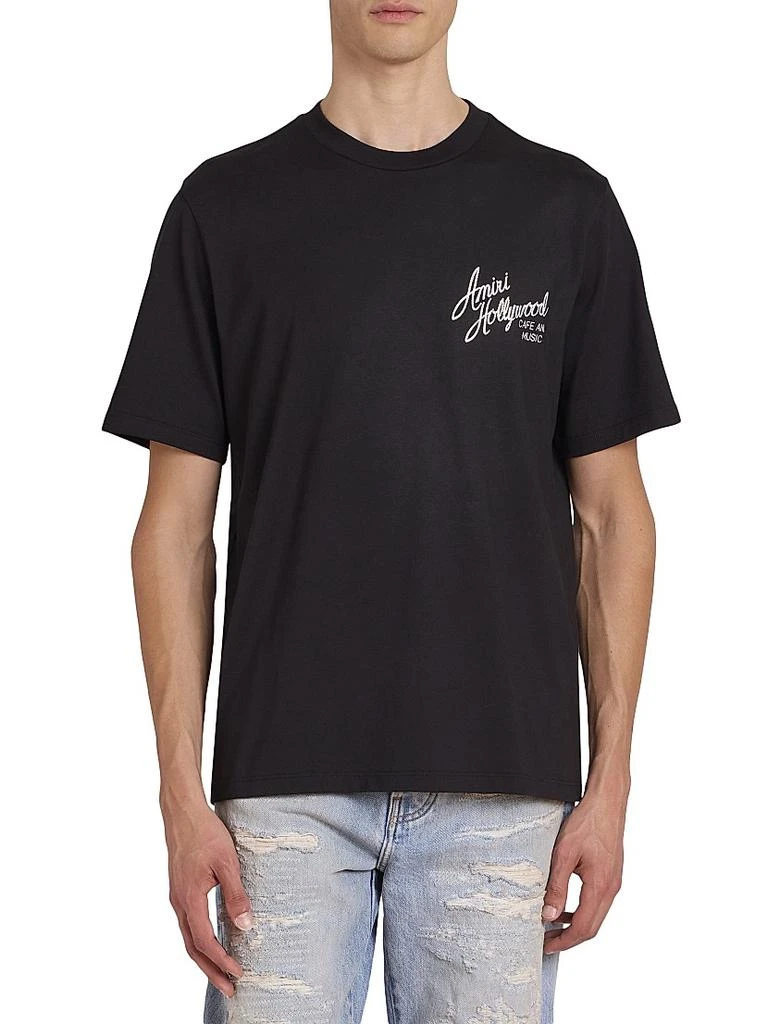 AMIRI Hollywood Cotton Crewneck T-Shirt 3