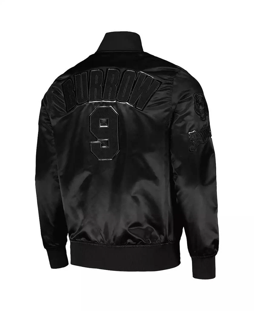 Pro Standard Men's Joe Burrow Black Cincinnati Bengals Player Full-Snap Jacket 2