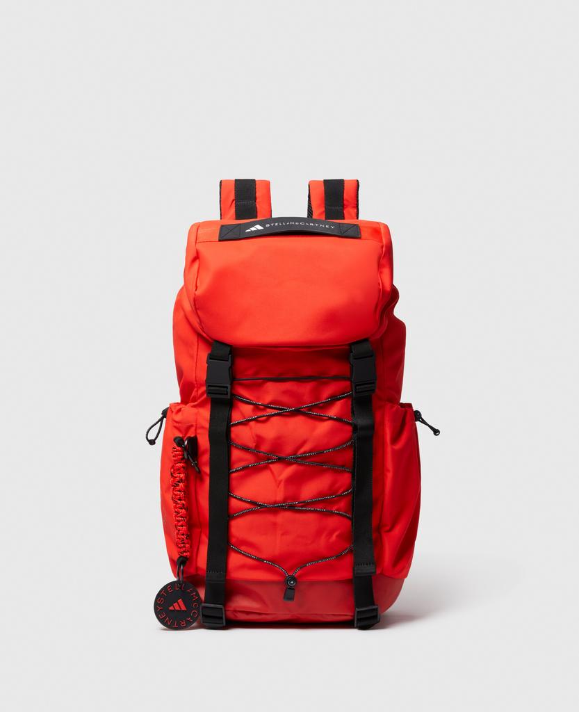 Stella McCartney Stella McCartney - Logo Padded Backpack, Woman, Active Red/Black