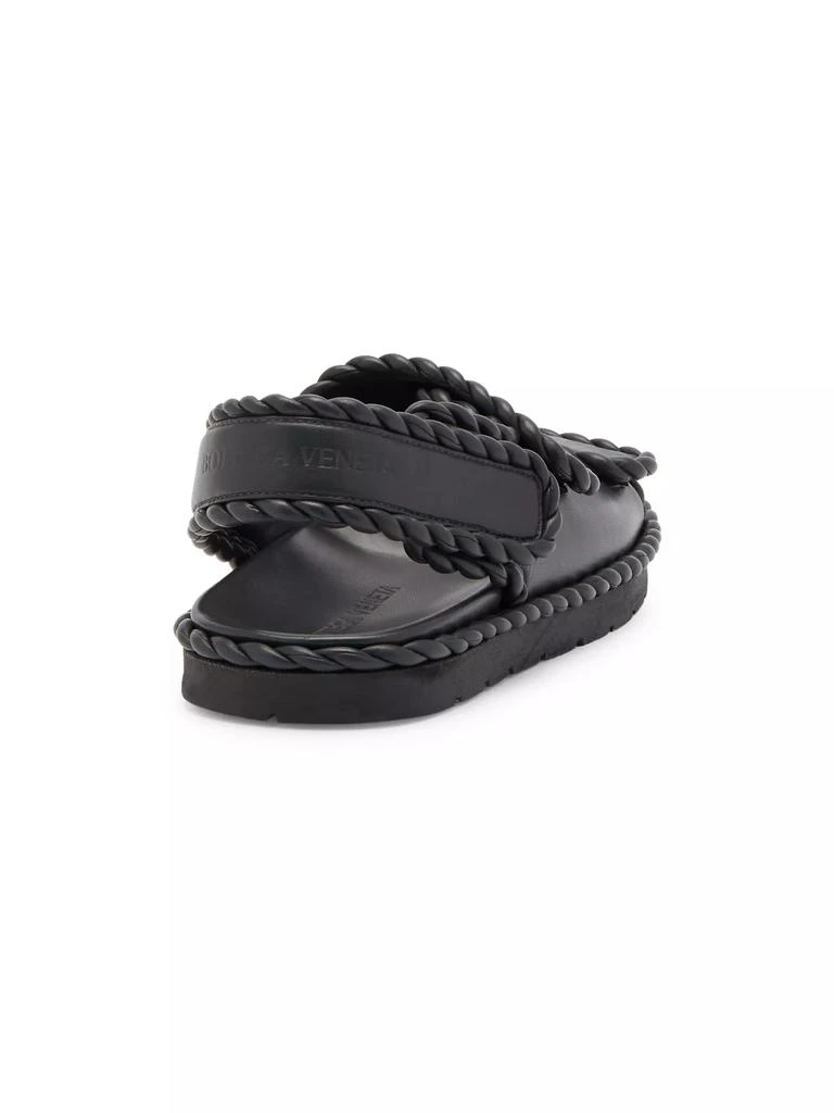Bottega Veneta Twisted Leather Slingback Sandals 3