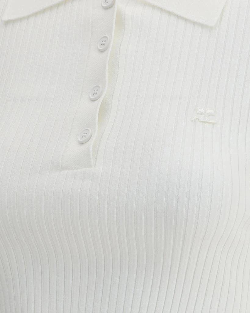 Courrèges Cropped Polo Shirt 5