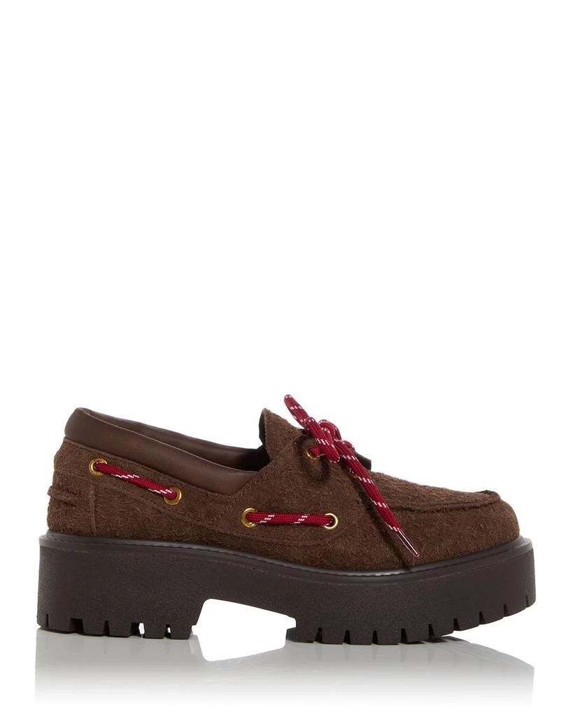 Jeffrey Campbell Women's Crushed Lug Platform Boat Loafers 2