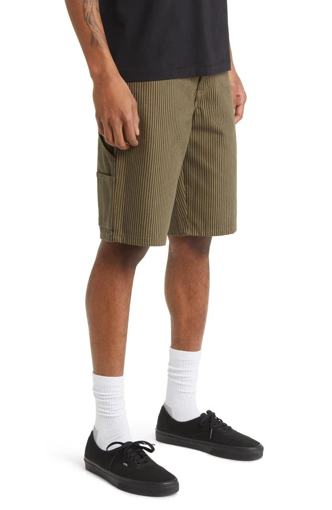 Dickies Stripe Flat Front Carpenter Shorts 3