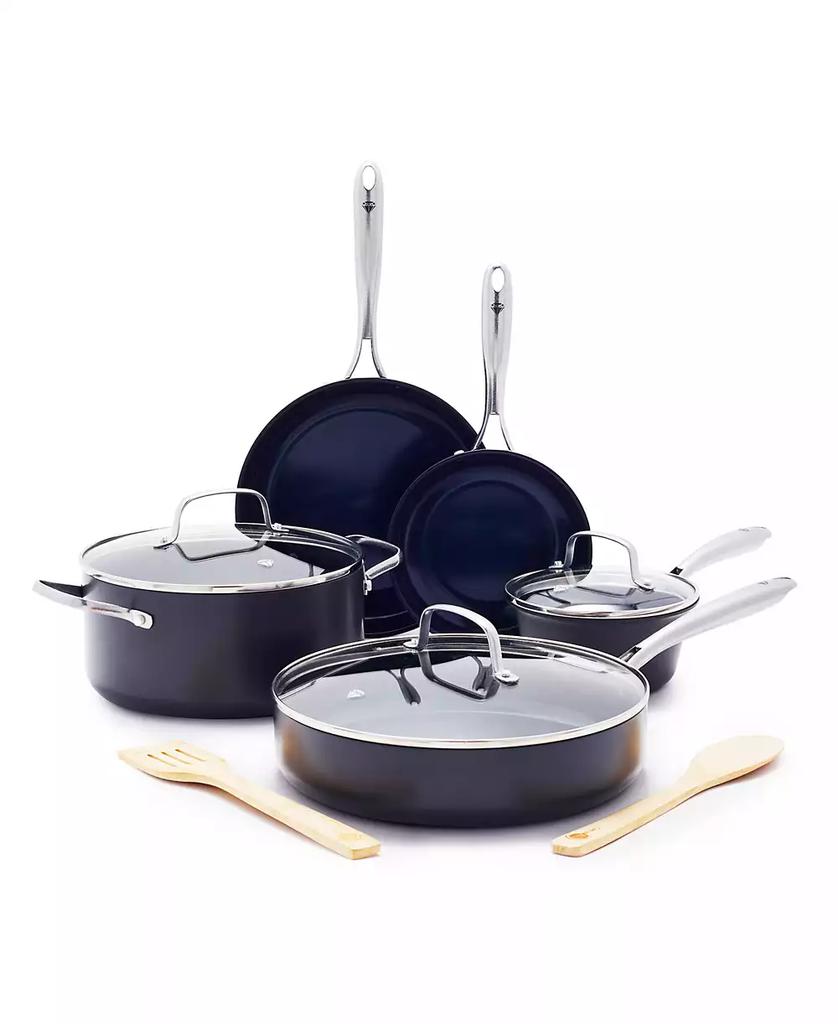 Blue Diamond Hard Anodized Ceramic Nonstick 10 Piece Cookware Set