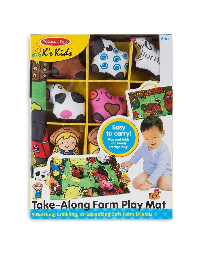 Melissa & Doug Take-Along Farm Play Mat - Ages 6 Months+ 4