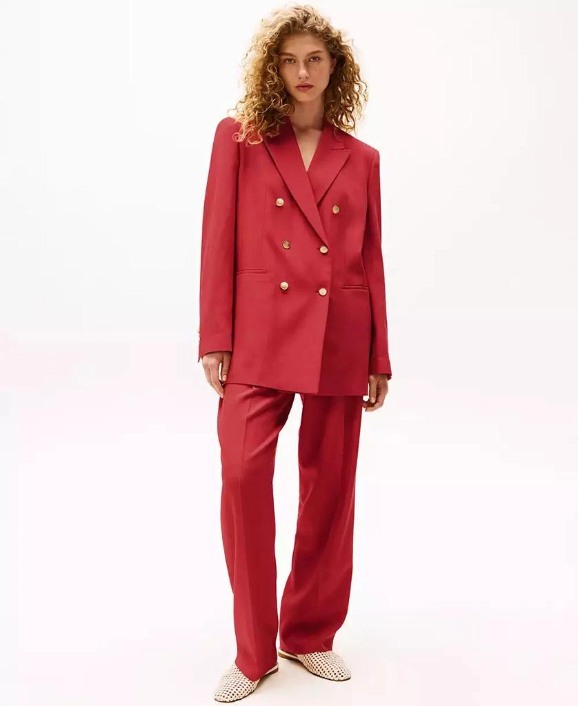 x Sofia Richie Grainge Women's Oversized Double-Breasted Collared