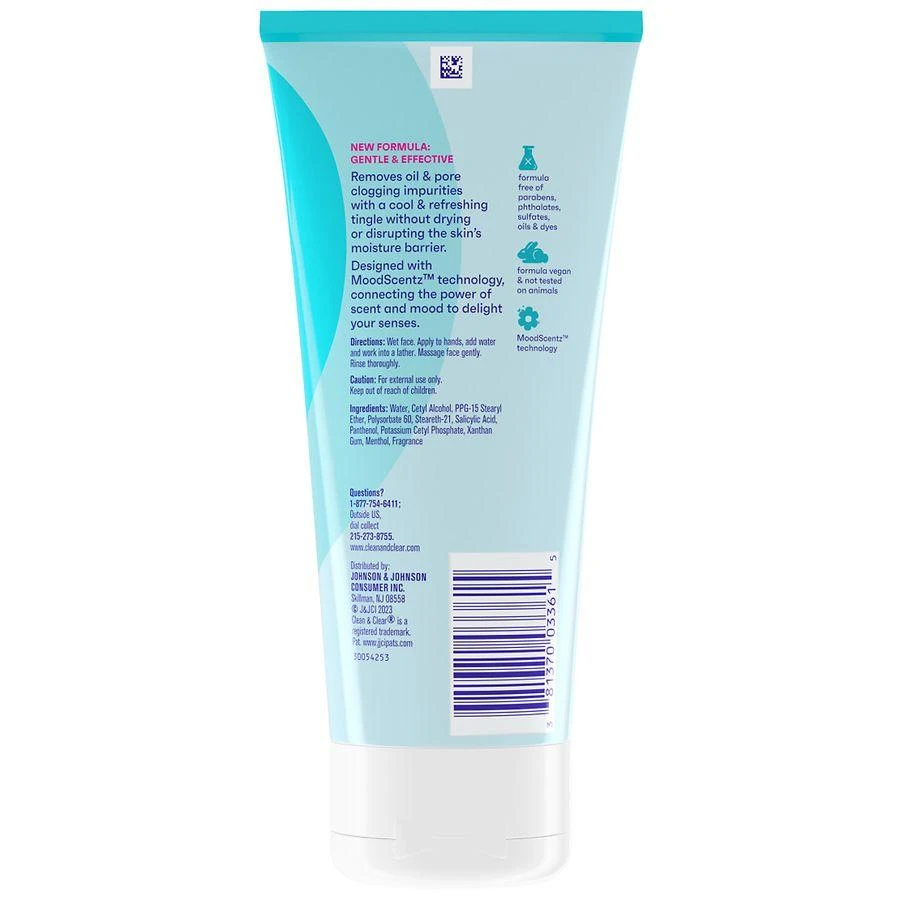 Clean & Clear Deep Action Cream Facial Cleanser Oil-Free 4