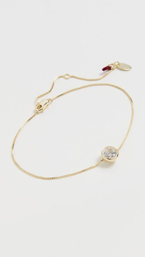 Shashi Solitaire Moissanite Bracelet 1