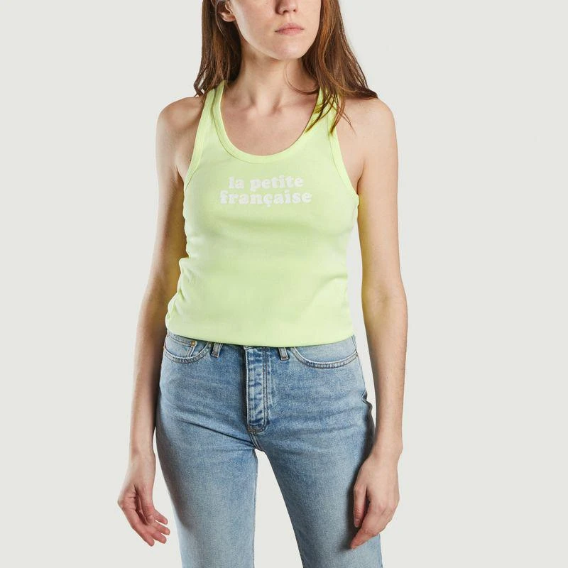 La Petite Française Tetu tank top Jaune Fluo LA PETITE FRANÇAISE 1