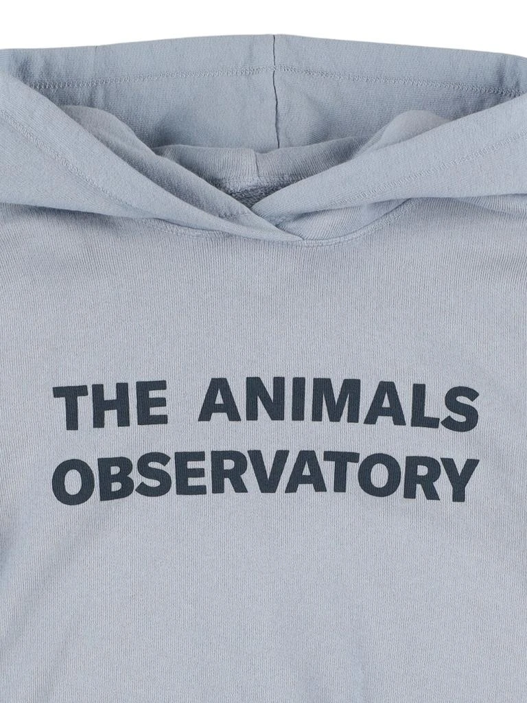 The Animals Observatory Printed Cotton Hoodie 1