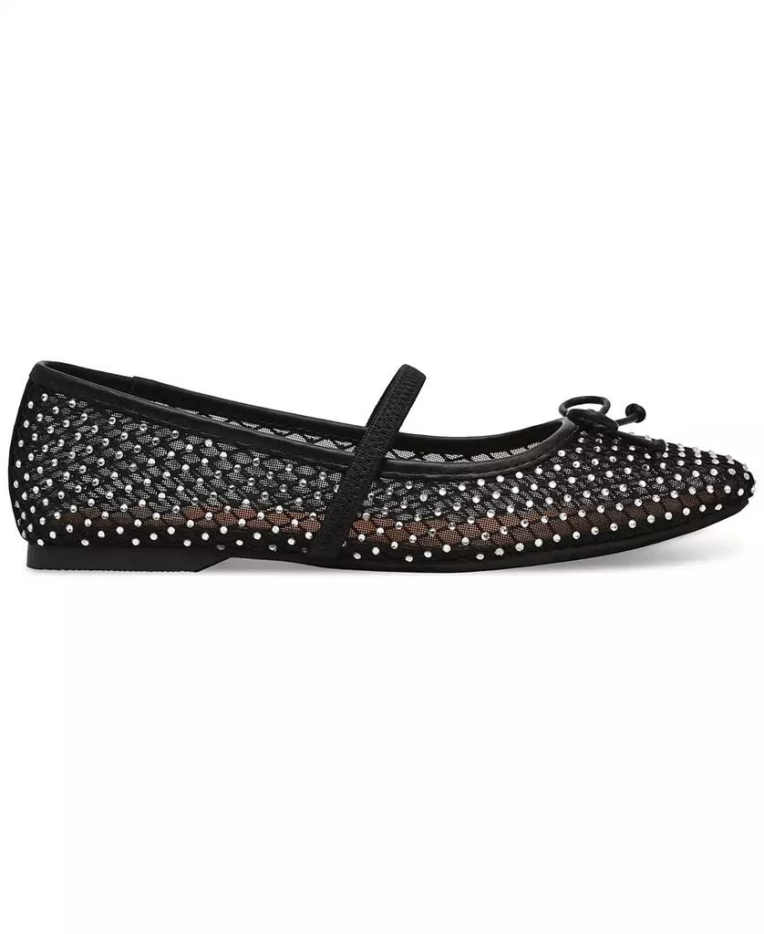 DV Dolce Vita Women's Maleeya Rhinestone Mesh Bow Ballet Flats 2