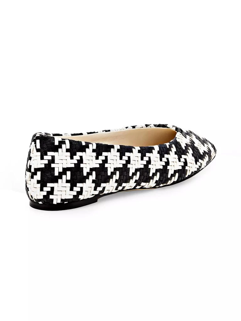 Prota Fiori Camelia Pied De Poule Apple Skin Ballet Flats 3