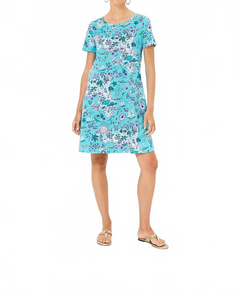 Lilly Pulitzer Cody T-Shirt Dress In Amalfi Blue