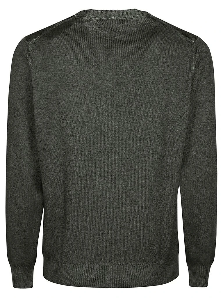 FAY Fay Logo-Embroidered Crewneck Jumper 2